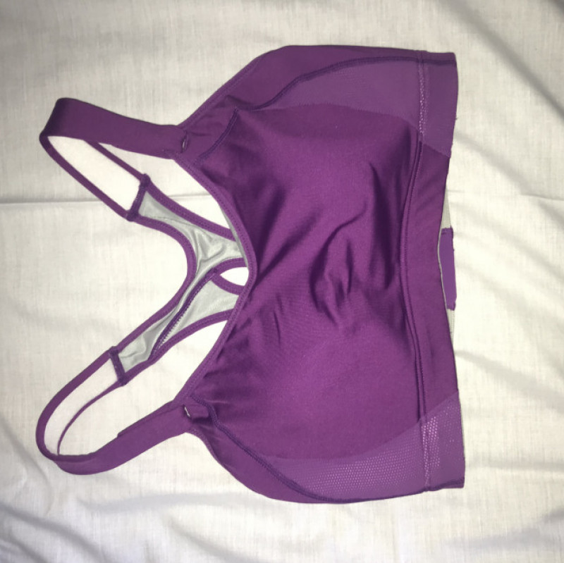 Sexy purple sports bra